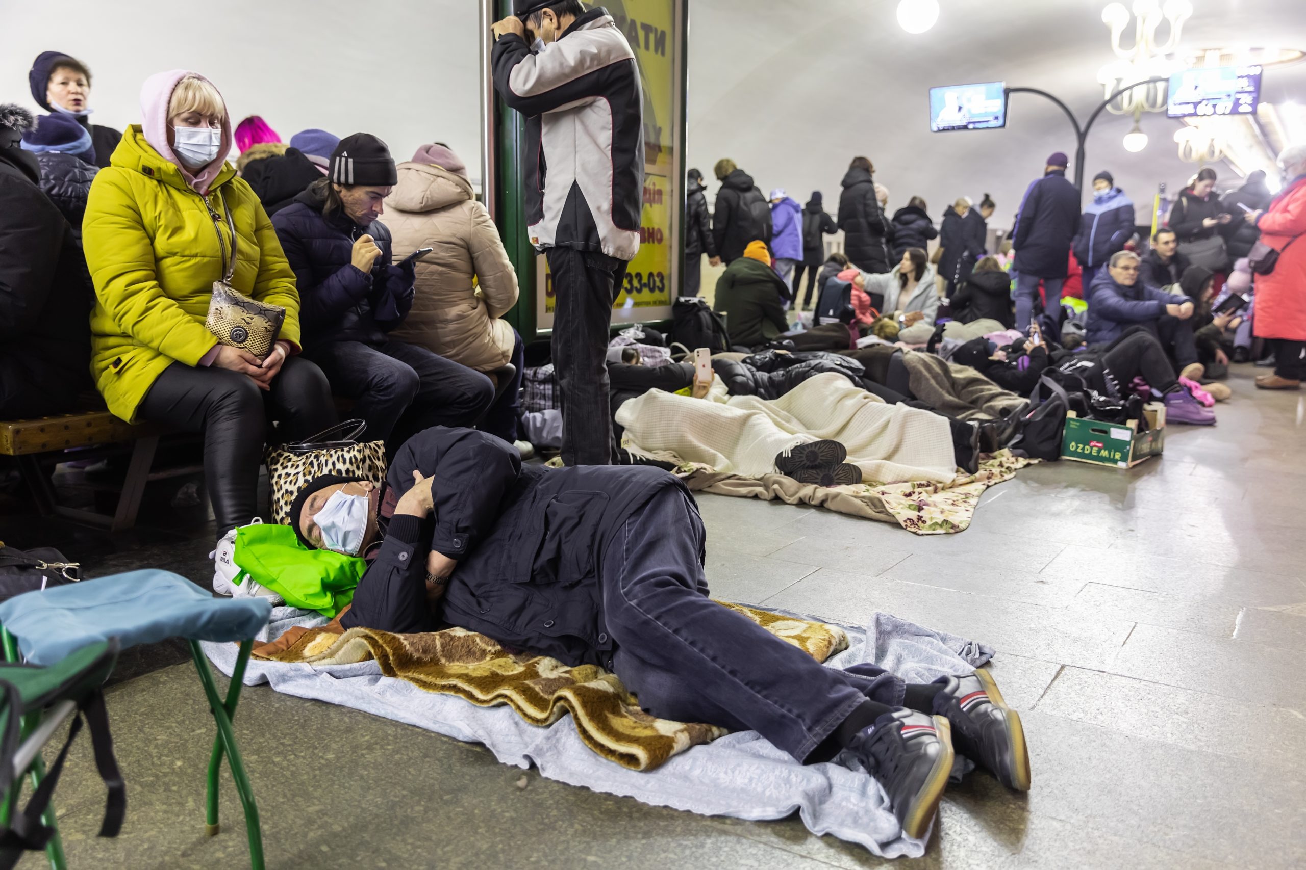 Kyiv,,Ukraine,-,Feb.,25,,2022:,War,Of,Russia,Against